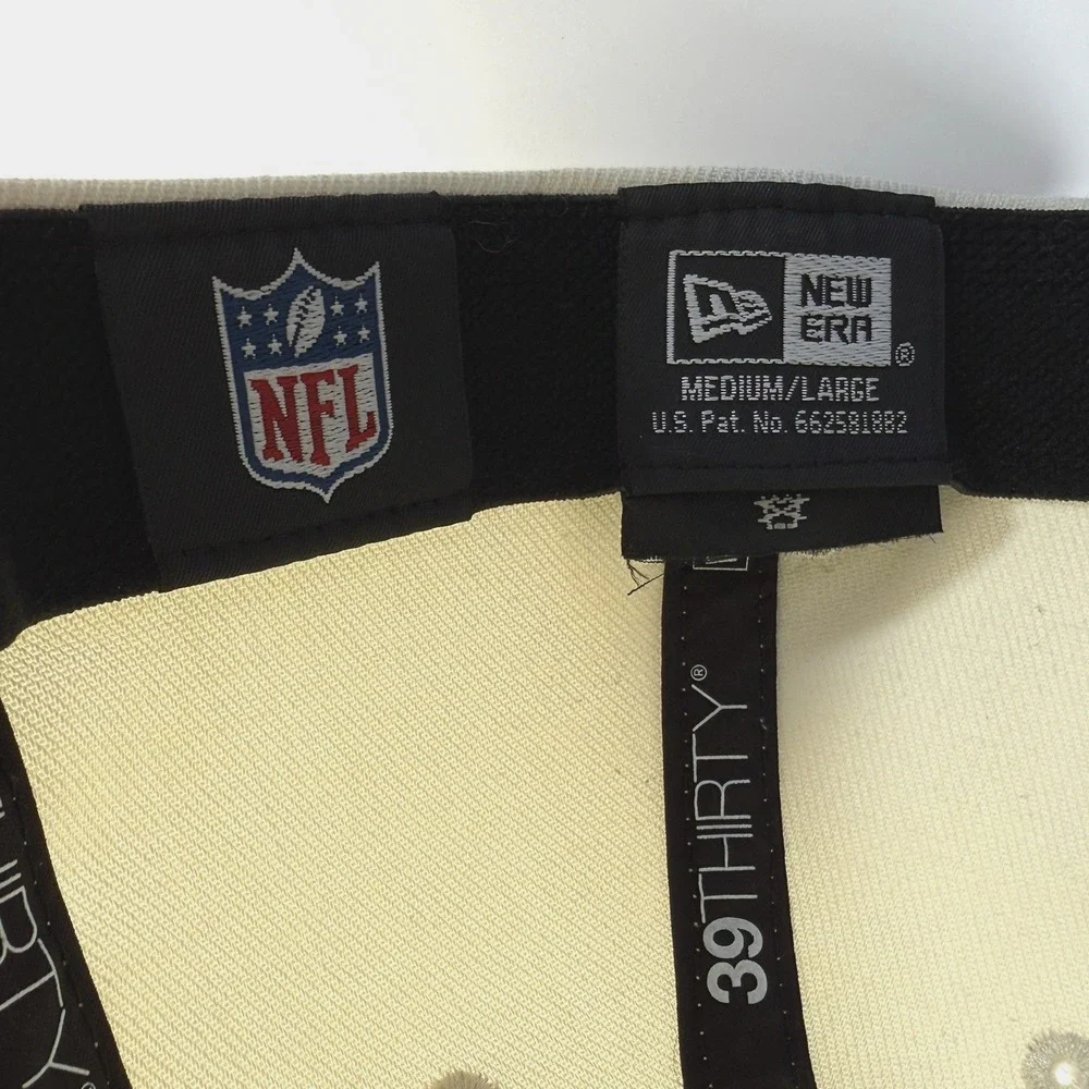 Indianapolis Colts AFC Hat New‎ Era 39THIRTY Stretch Fit Cap Medium/Large White
